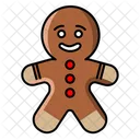Gingerbread Christmas Food Icon