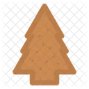 Gingerbread Pine Tree Icon