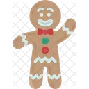 Gingerbread Cookie Biscuit Icon