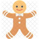 Gingerbread Santaclaus Candy Icon