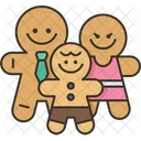 Gingerbread Family Bakery Icon