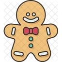 Gingerbread Man Dessert Icon