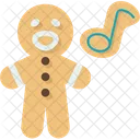 Gingerbread Man Singing Icon