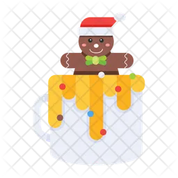 Gingerbread Coffee  Icon