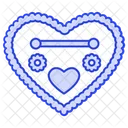 Gingerbread heart  Icon