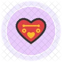 Gingerbread heart  Icon