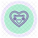 Gingerbread heart  Icon