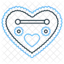 Gingerbread heart  Icon