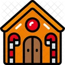 Gingerbread House Food Holidays Icon