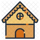 Gingerbread House Sign Xmas Icon