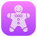 Gingerbread Christmas Xmas Icon