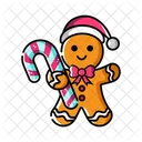 Gingerbread Christmas Cookie Icon