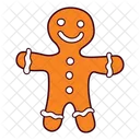 Gingerbread Cookie Man Icon