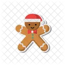 Gingerbread Man Gingerbread Christmas Icon