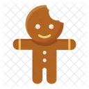 Gingerbread Man Christmas Bread Christmas Gingerbread Icon