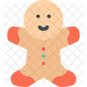 Gingerbread Man Gingerbread Cookie Icon