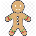 Gingerbread Man Sweet Gingerbread Icon