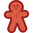 Gingerbread Man Sweet Dessert Icon