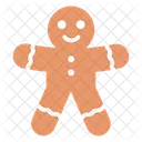 Gingerbread Man Gingerbread Christmas Cookie Icon