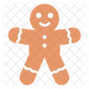 Gingerbread Man Gingerbread Christmas Cookie Icon