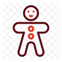 Gingerbread Man Gingerbread Christmas Icon