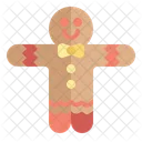 Christmas Cookie Gingerbreadman Icon