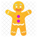 Gingerbread Man Gingerbread Cookie Icon