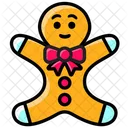 Gingerbread Man Christmas Icon