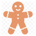 Gingerbread Man Gingerbread Christmas Cookie Icon