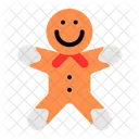 Gingerbread Man Gingerbread Cookie Icon
