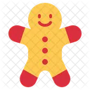 Gingerbread Christmas Cookie Icon