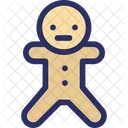 Gingerbread Of Christmas Candy Christmas Icon