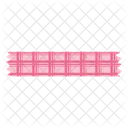 Gingham Tape Sticky Icon