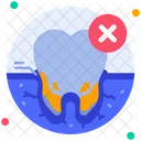 Gingivitis Toothache Inflammation Icon