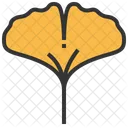 Ginkgo Blatt Grun Symbol