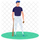 Giocatore di baseball  Icon