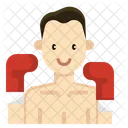 Giocatore di boxe  Icon