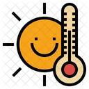 Soleggiato Giorno Caldo Icon