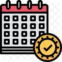 Calendario Elezioni Giorno Icon