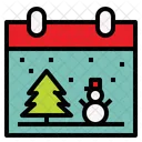 Natale Giorno Calendario Icon