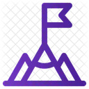 Gipfel Auszeichnung Leistung Symbol