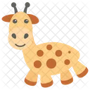 Girafa Camelopardo Animal Ícone