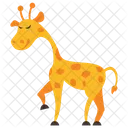 Girafe Camelopard Des Animaux Icône