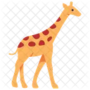 Flat Giraffe Icon