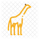 Giraffe Safari Travel Icon