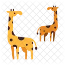 Giraffe Wildlife Animal Icon