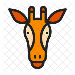 Download Giraffe Icon of Colored Outline style - Available in SVG, PNG, EPS, AI & Icon fonts