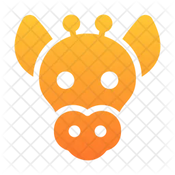 Giraffe Head  Icon