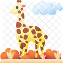 Giraffe Animal Wildlife Icon