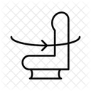 Girar assento  Ícone